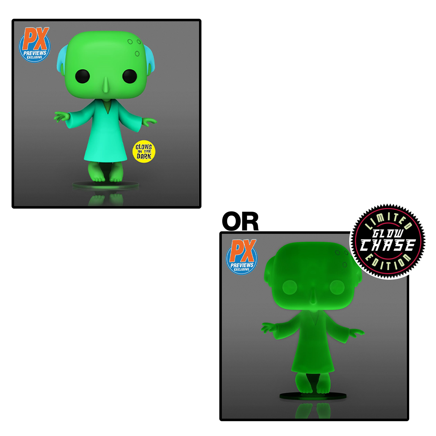 Funko POP! The Simpsons - Glowing Mr. Burns Vinyl Figure #1162 Preview Exclusives (PX)