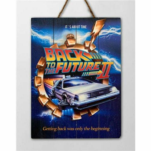 Back to the Future Part II 3D Wood Art