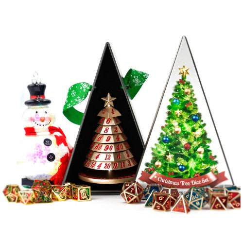 Aluminium-Weihnachtsbaum-7-Würfel-Set – Wählen Sie eine Farbe