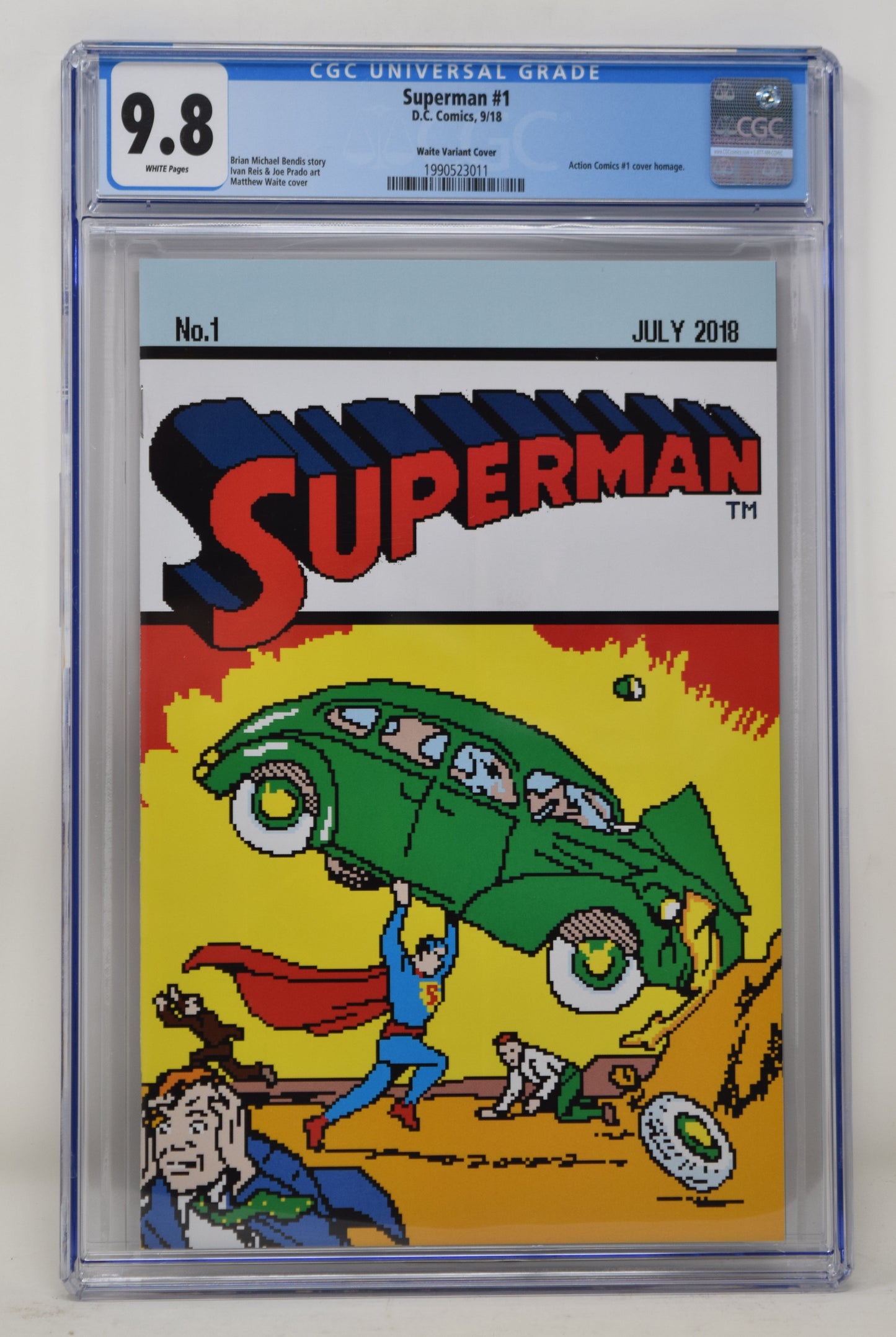 Superman 1 DC Matthew Waite Action Comics 1 16 Bit Homage Variant (07/11/2018)