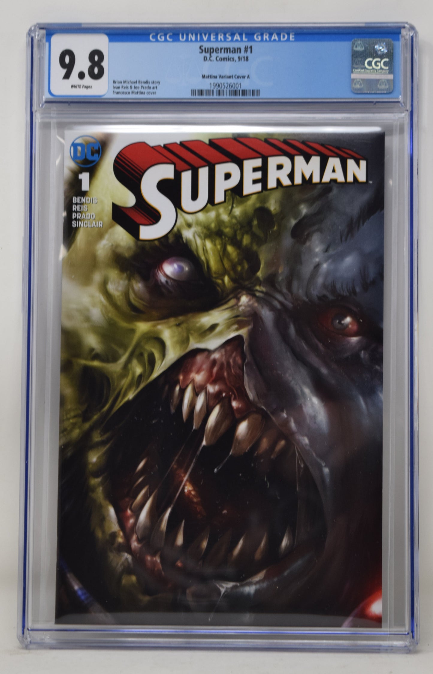 Superman 1 DC Francesco Mattina Rogol Zaar Trade Minimal Variant (07/11/2018)