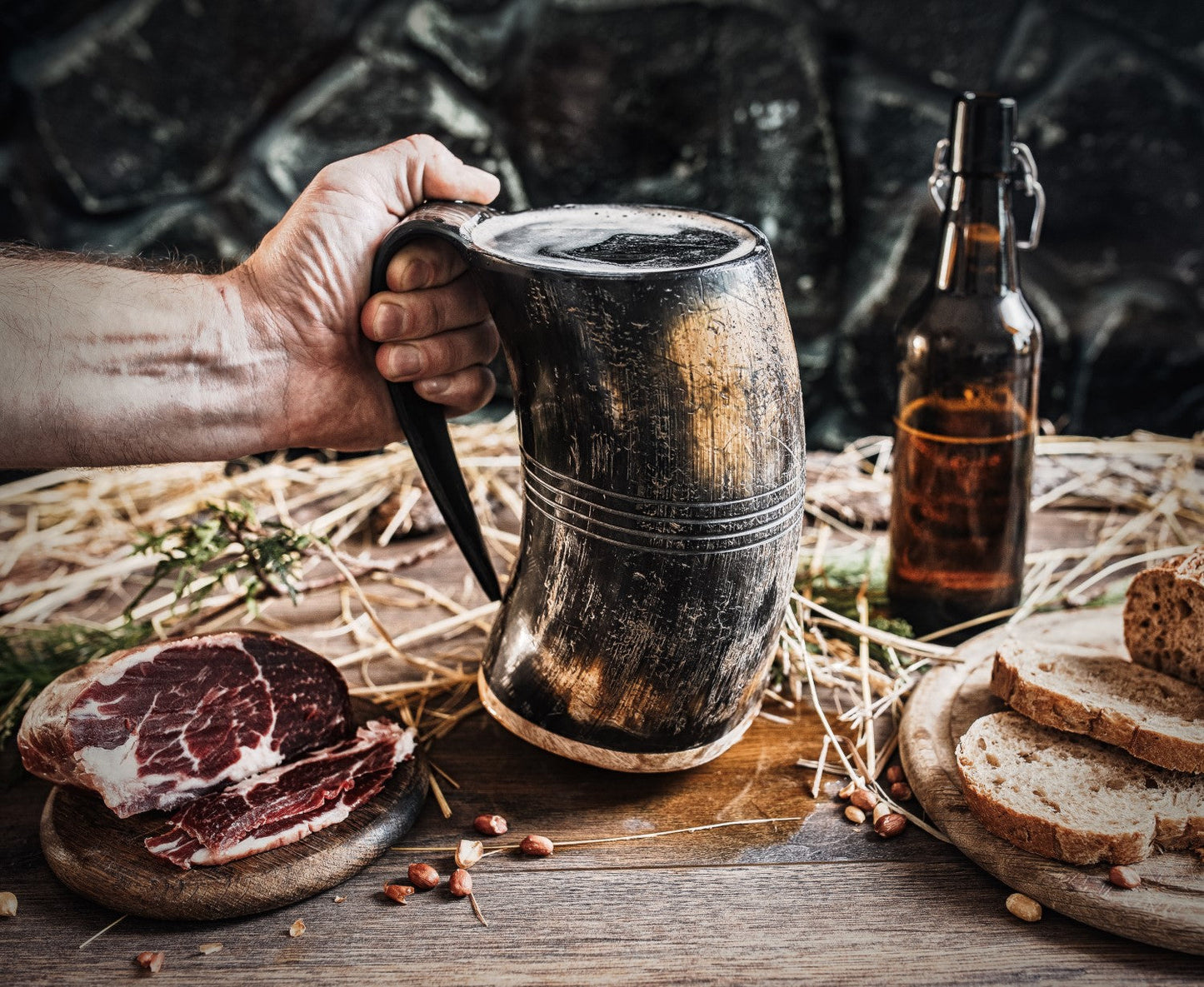 Horn Tankard Mug