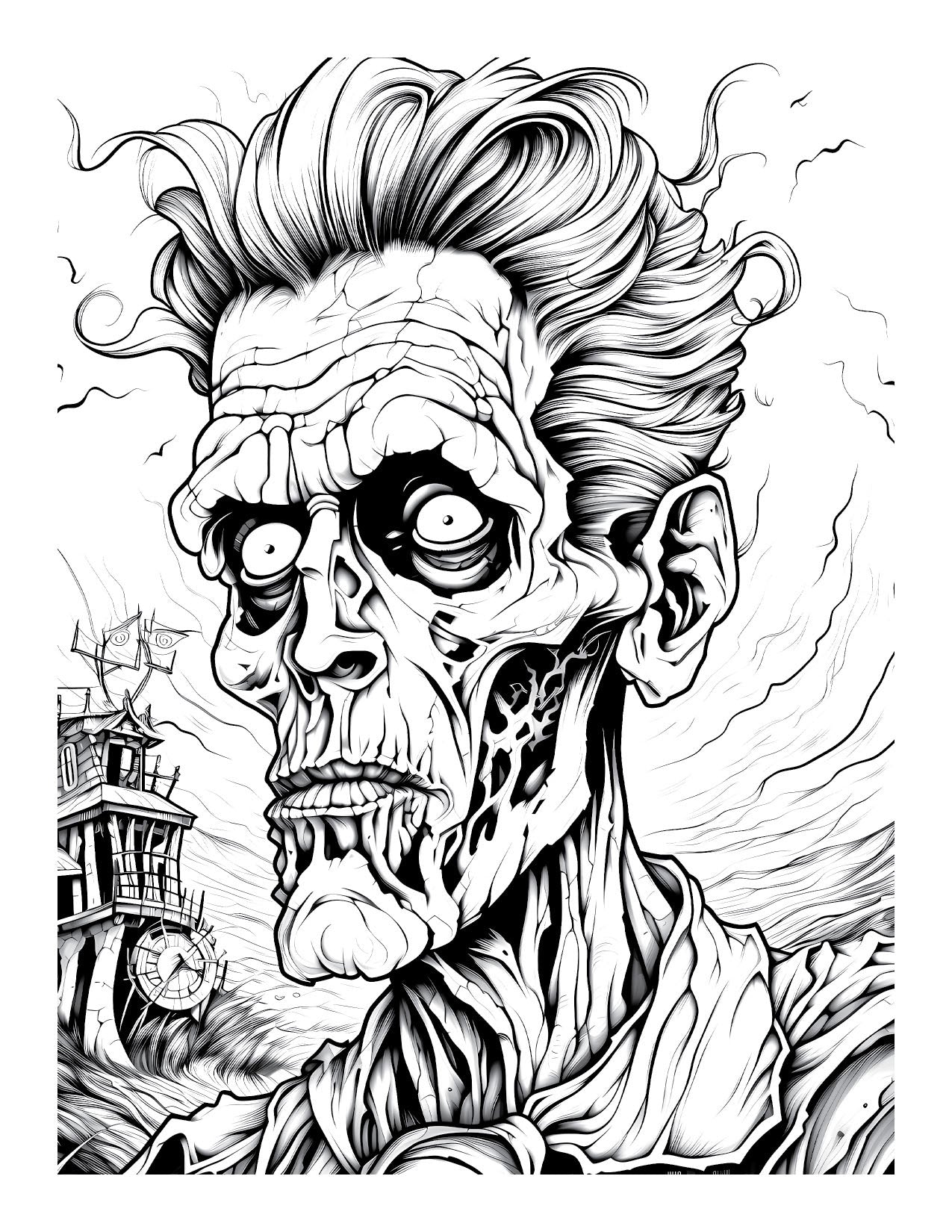 Dare to Dream: Beautiful Horror Coloring Book PDF