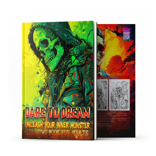 Dare to Dream: Beautiful Horror Coloring Book PDF