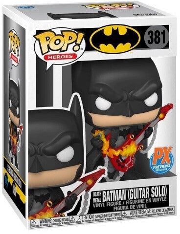 POP! Heroes: 381 DC Super Heroes, Death Metal Batman (Guitar Solo) Exclusive