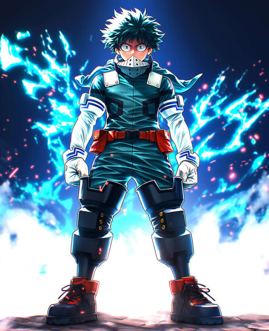 Deku Art: Heroic Heart - Unleash Unwavering Power! (MHA Digital Download)⚡ #Deku #MHA