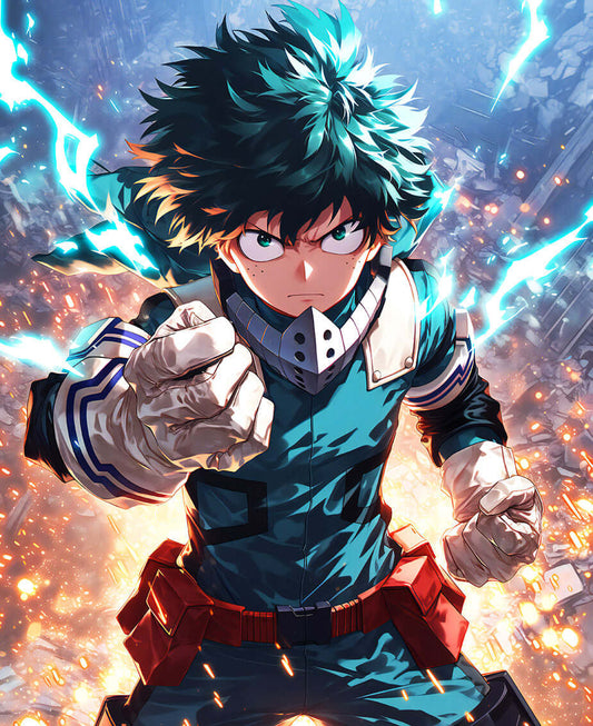 Deku: Surge of Power - MHA Digital Download - Unleash Your Heroic Side! ⚡ #MHA #DekuArt