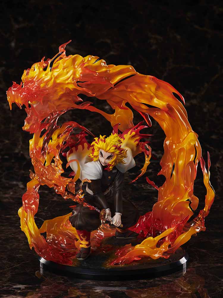 Demon Slayer: Kimetsu no Yaiba - Kyojuro Rengoku 1/8 Scale Figure (Flame Breathing Esoteric Art Ninth Form Ver.)