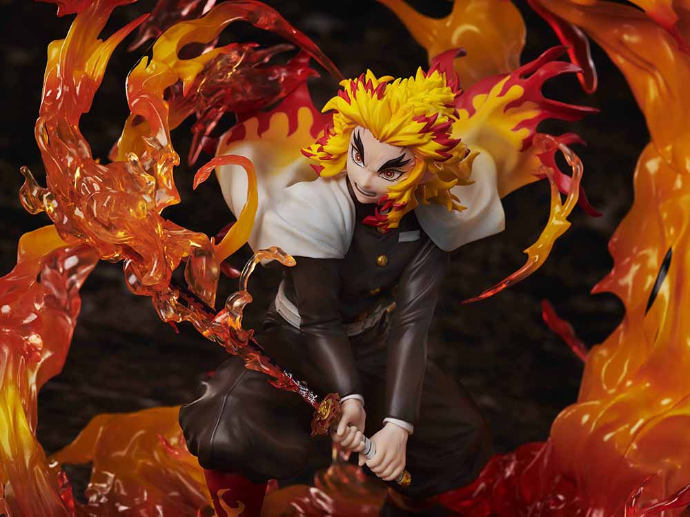 Demon Slayer: Kimetsu no Yaiba - Kyojuro Rengoku 1/8 Scale Figure (Flame Breathing Esoteric Art Ninth Form Ver.)