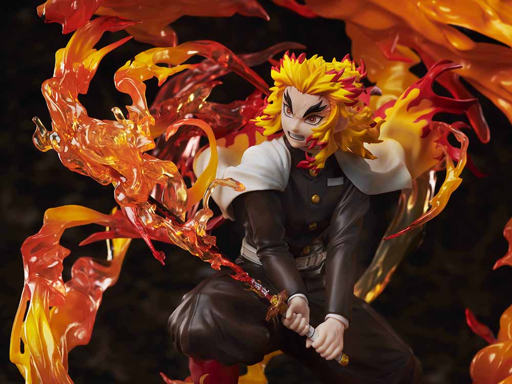 Demon Slayer: Kimetsu no Yaiba - Kyojuro Rengoku 1/8 Scale Figure (Flame Breathing Esoteric Art Ninth Form Ver.)