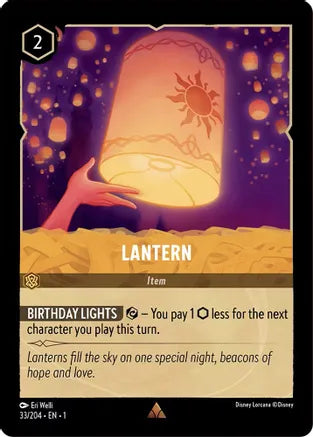 Disney Lorcana: TFC, 33/204 Lantern (R)
