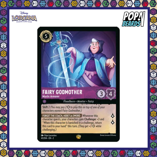 Disney Lorcana: ROTF, 41/204 Fairy Godmother (Mystic Armorer) (L)