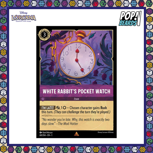 Disney Lorcana: TFC, 68/204 White Rabbit's Pocket Watch (R)