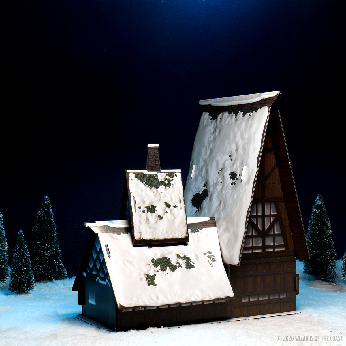 D&D: Icons of the Realms - Icewind Dale: Rime of the Frostmaiden - The Lodge Papercraft Set