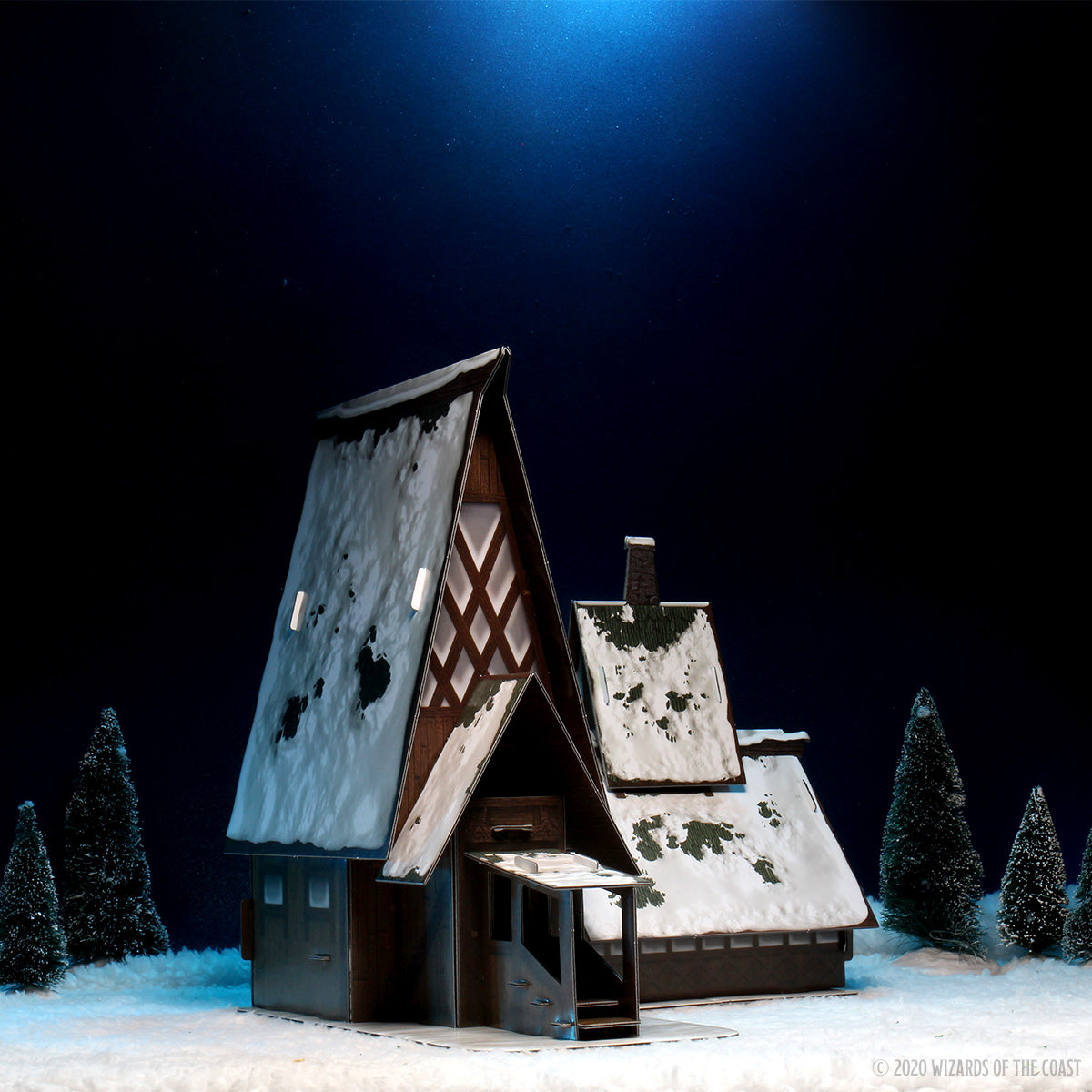 D&D: Icons of the Realms - Icewind Dale: Rime of the Frostmaiden - The Lodge Papercraft Set