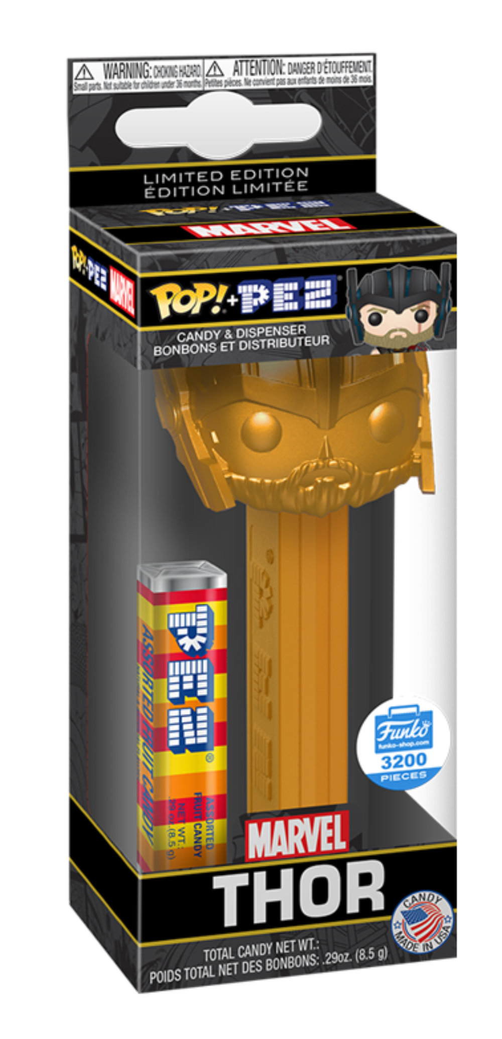 POP! PEZ: Marvel, Thor (GLD) (3,200 PCS) Exclusive