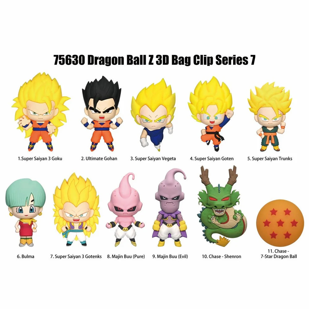 Dragon Ball Z Series 7 3D Foam Bag Clip Blind Bag