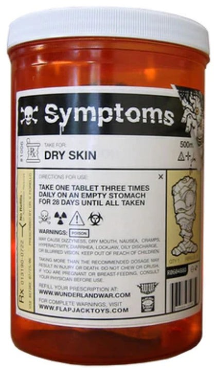 FLAPJACK Toys: Bottled Figures (Symptoms), Dry Skin