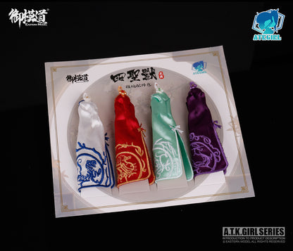 EASTERN MODEL A.T.K.GIRL THE FOUR HOLY BEAST CHINA MANDARIN DRESS OPTION PACK Model Kit
