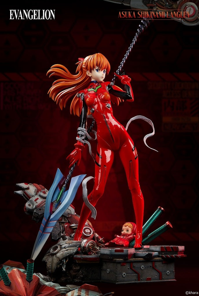 EVANGELION WonderStatue Shikinami Asuka Langley Figure