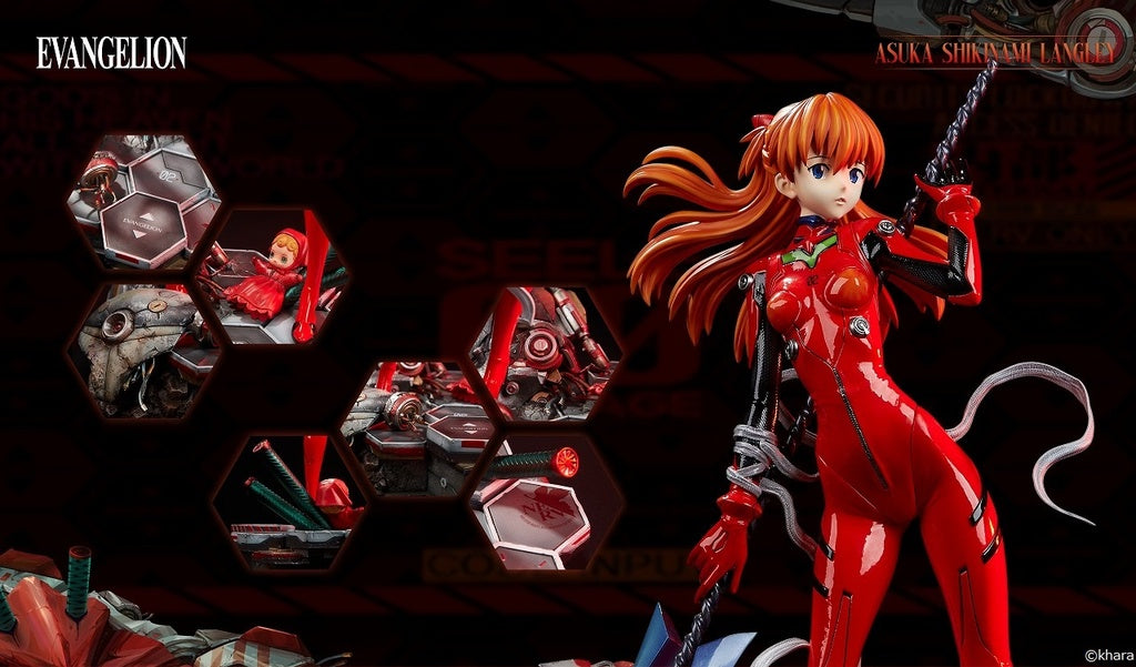 EVANGELION WonderStatue Shikinami Asuka Langley Figure