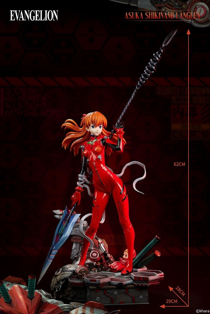 EVANGELION WonderStatue Shikinami Asuka Langley Figure