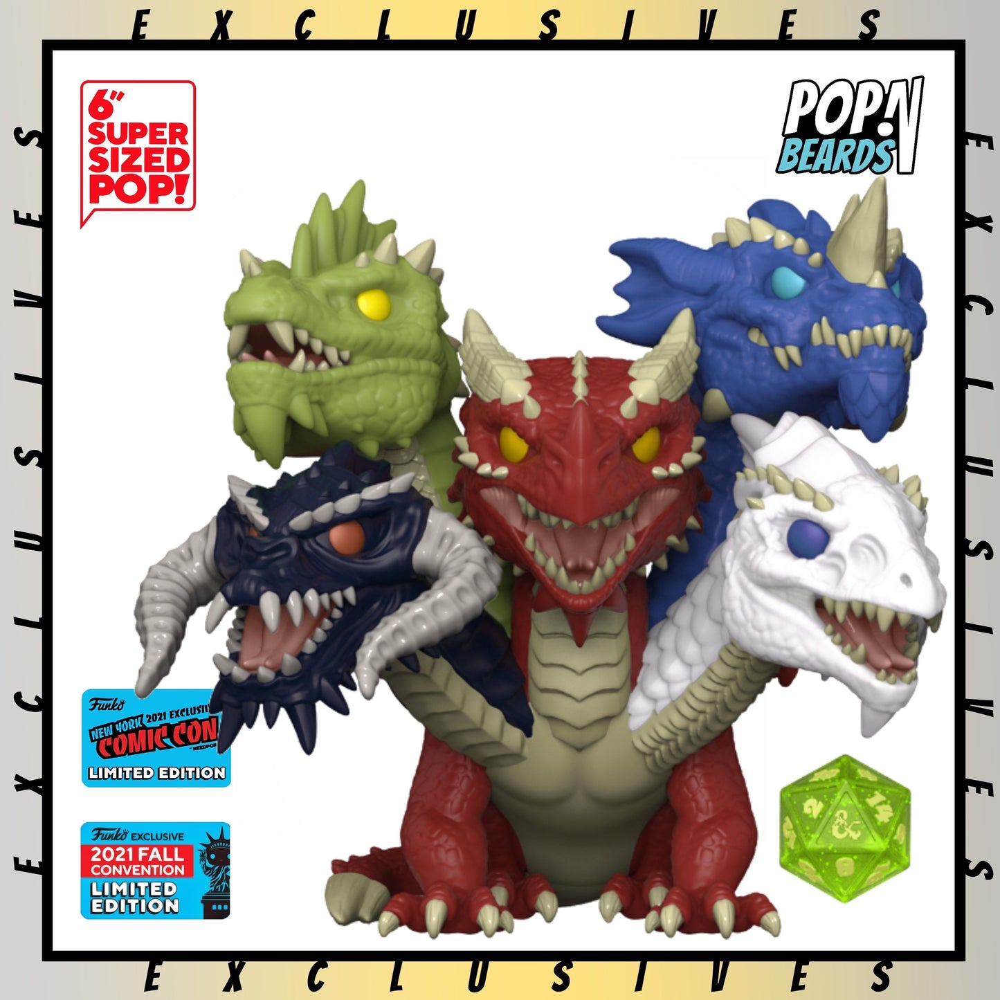 POP! Games (Super Deluxe): 846 D&D, Tiamat (d20) Exclusive