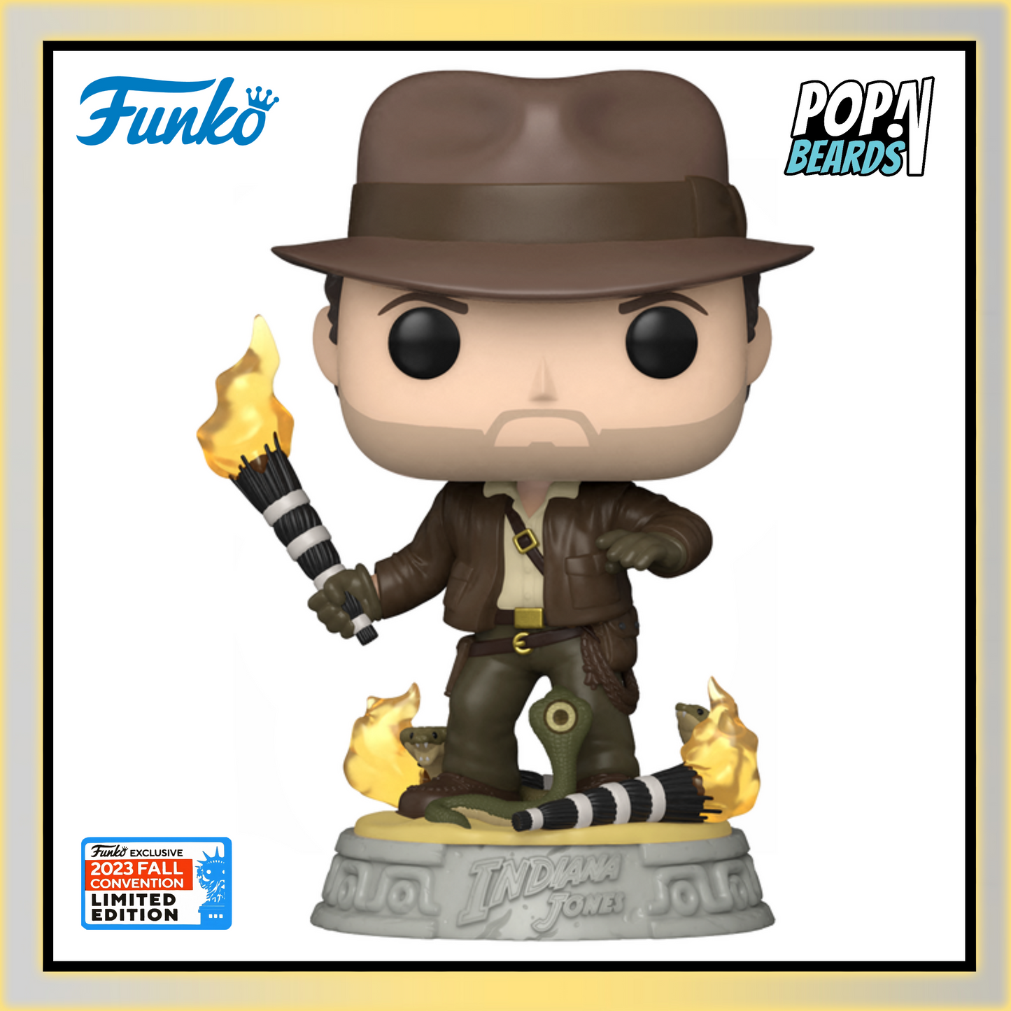 POP! Movies: 1401 Indiana Jones, Indiana Jones (Snakes) Exclusive