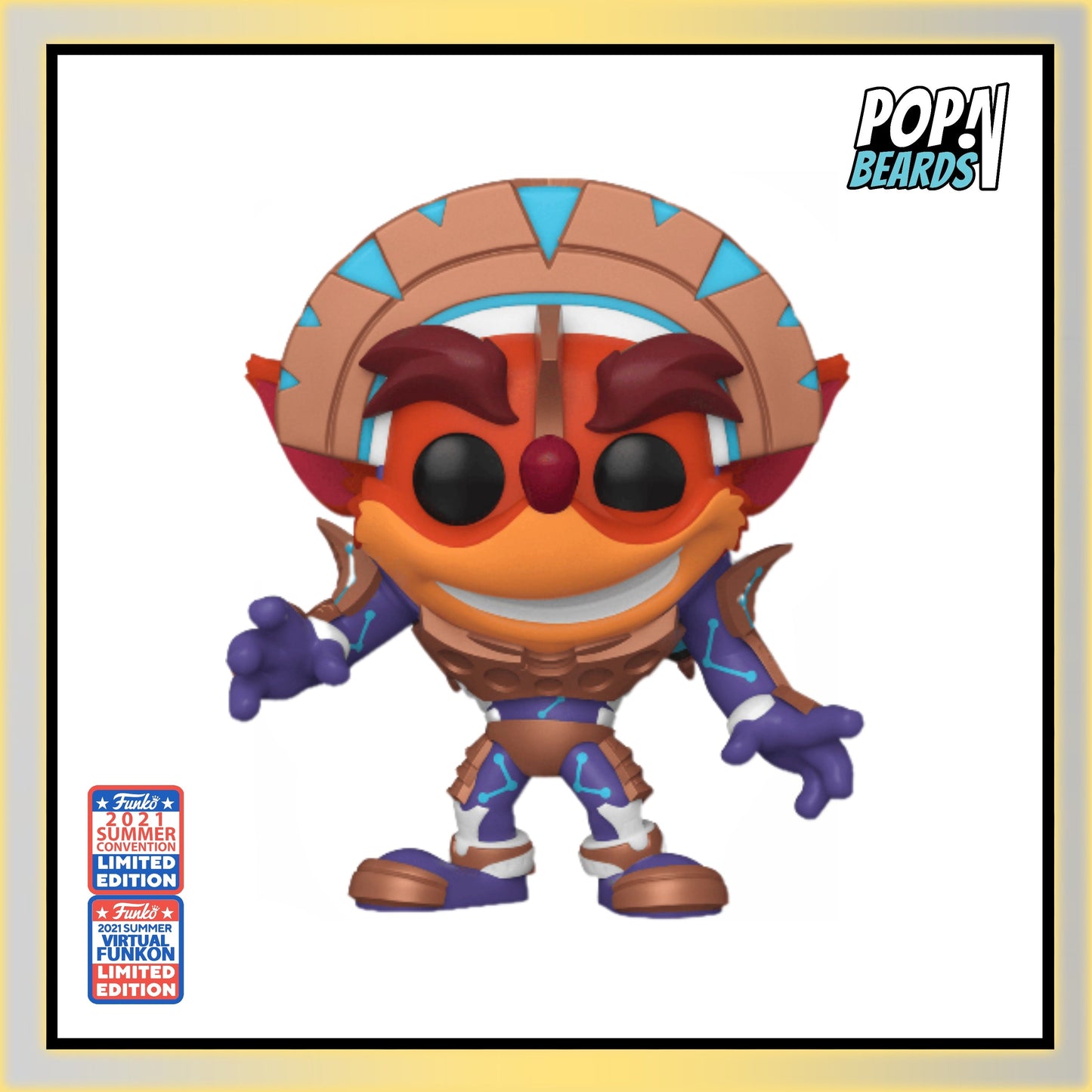 POP! Games: 841 Crash Bandicoot 4, Crash (Mask Armor) Exclusive