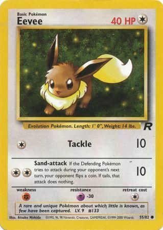 PCG: 055/082 Team Rocket, Eevee