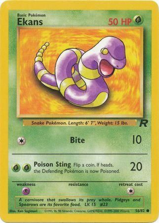 PCG: 056/082 Team Rocket, Ekans