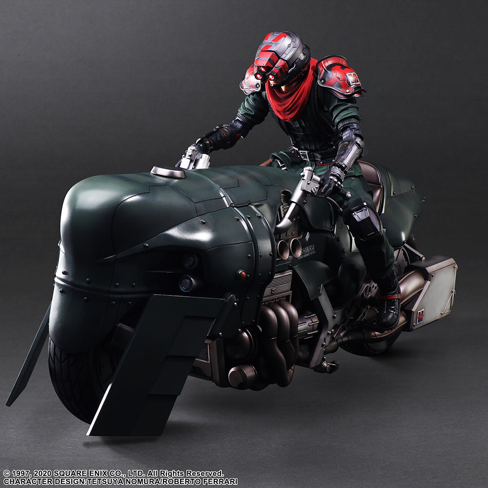 FINAL FANTASY VII REMAKE™ PLAY ARTS KAI™ Action Figure - SHINRA ELITE SECURITY OFFICER & MOTORCYCLE SET