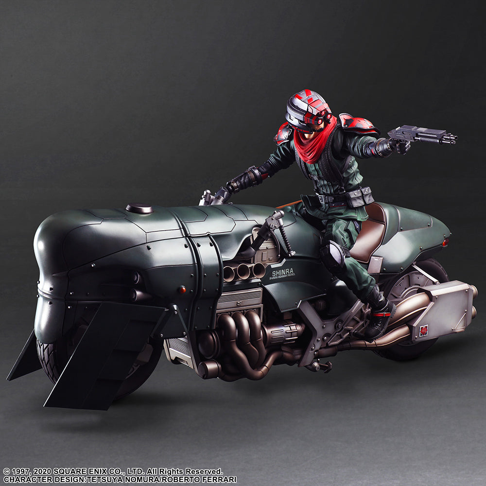 FINAL FANTASY VII REMAKE™ PLAY ARTS KAI™ Action Figure - SHINRA ELITE SECURITY OFFICER & MOTORCYCLE SET