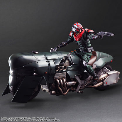 FINAL FANTASY VII REMAKE™ PLAY ARTS KAI™ Action Figure - SHINRA ELITE SECURITY OFFICER & MOTORCYCLE SET