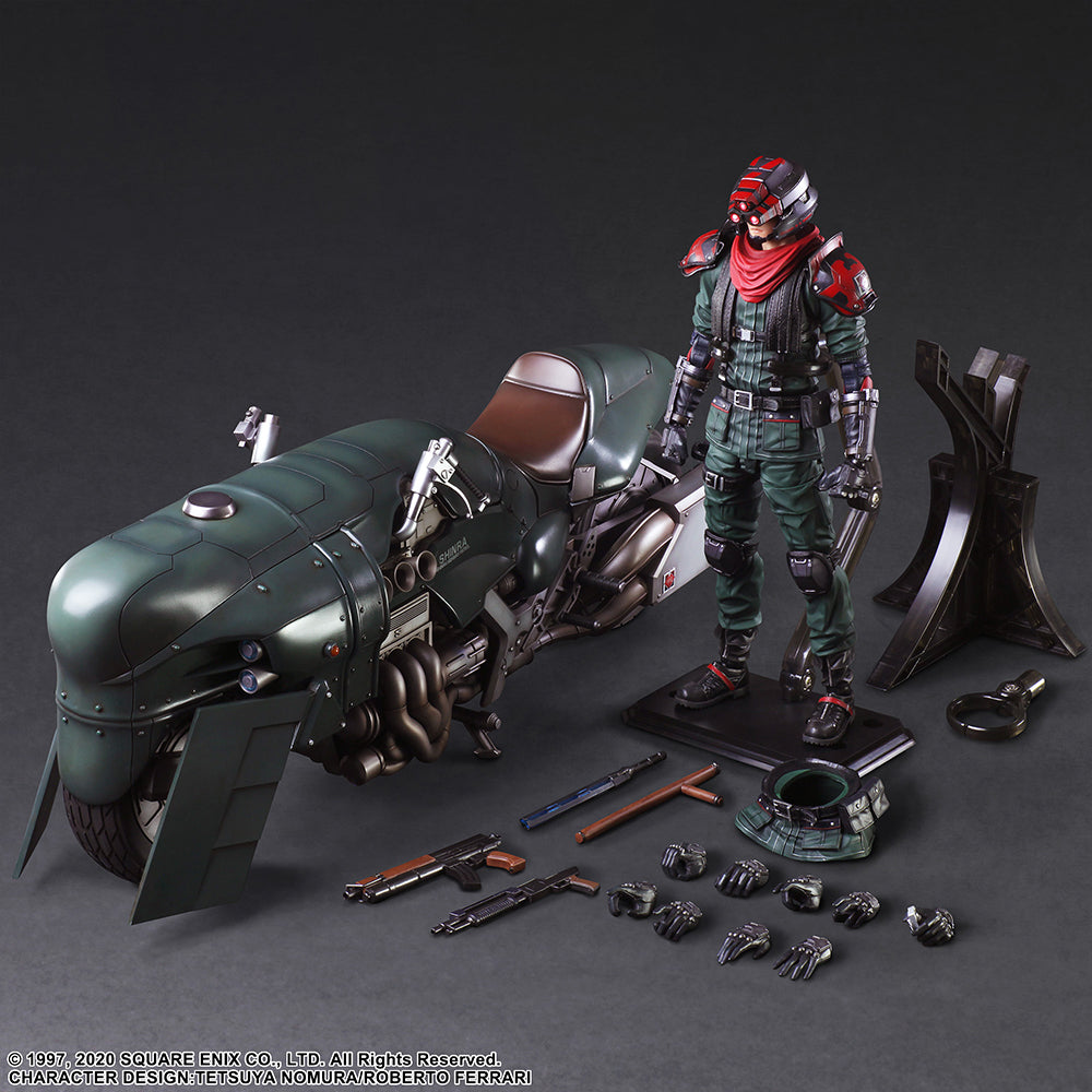 FINAL FANTASY VII REMAKE™ PLAY ARTS KAI™ Action Figure - SHINRA ELITE SECURITY OFFICER & MOTORCYCLE SET