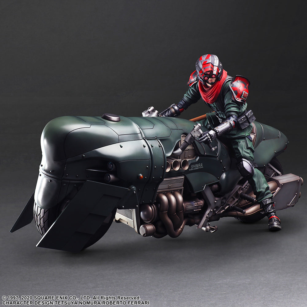 FINAL FANTASY VII REMAKE™ PLAY ARTS KAI™ Action Figure - SHINRA ELITE SECURITY OFFICER & MOTORCYCLE SET