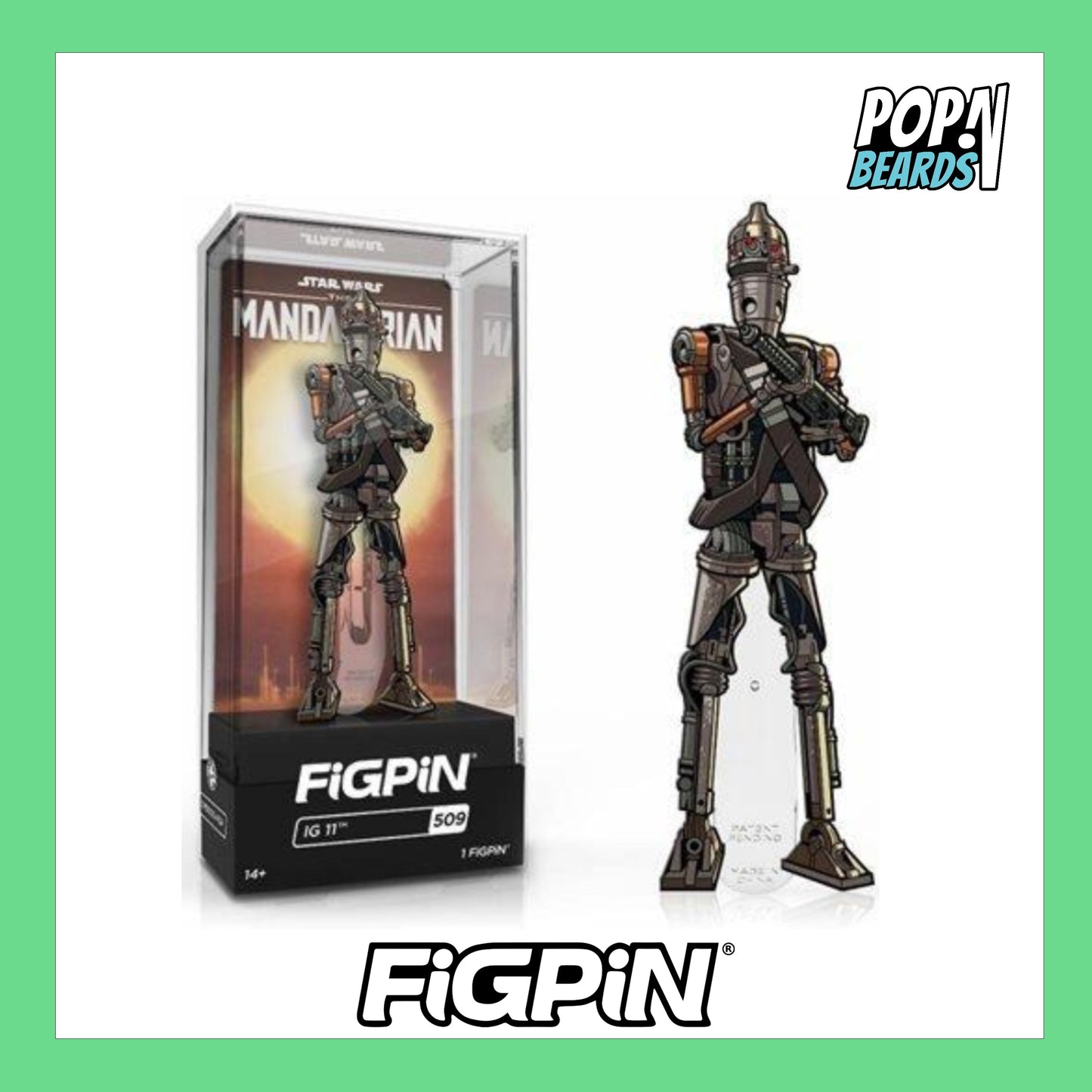 FiGPiN: 509 Star Wars (Mandalorian), IG-11 w/ Case