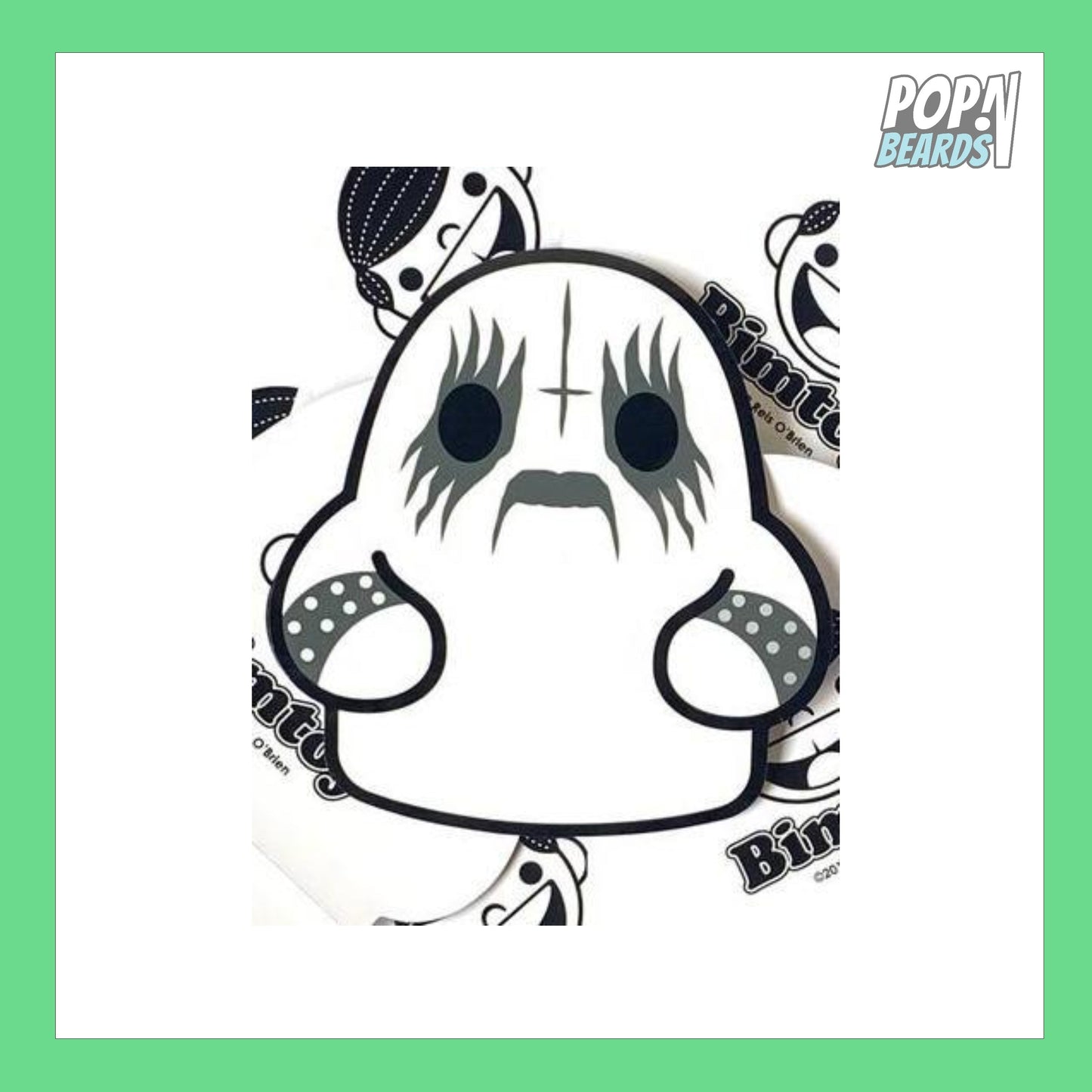 Bimtoy: Stickers (Tiny Ghost), Black Metal