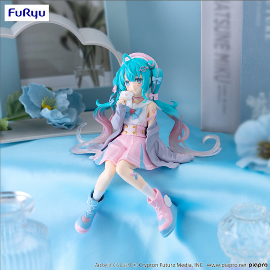 Hatsune Miku Noodle Stopper Figure Love Sailor Grey Color ver.