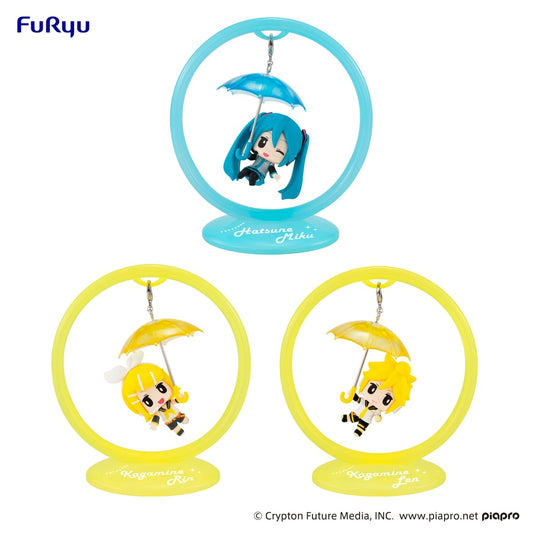 Hatsune Miku Trapeze Figure -Miku /Rin /Len- set