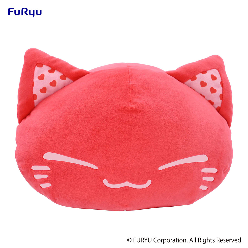 Nemuneko Cat Cupid Big Plush Toy -Red-