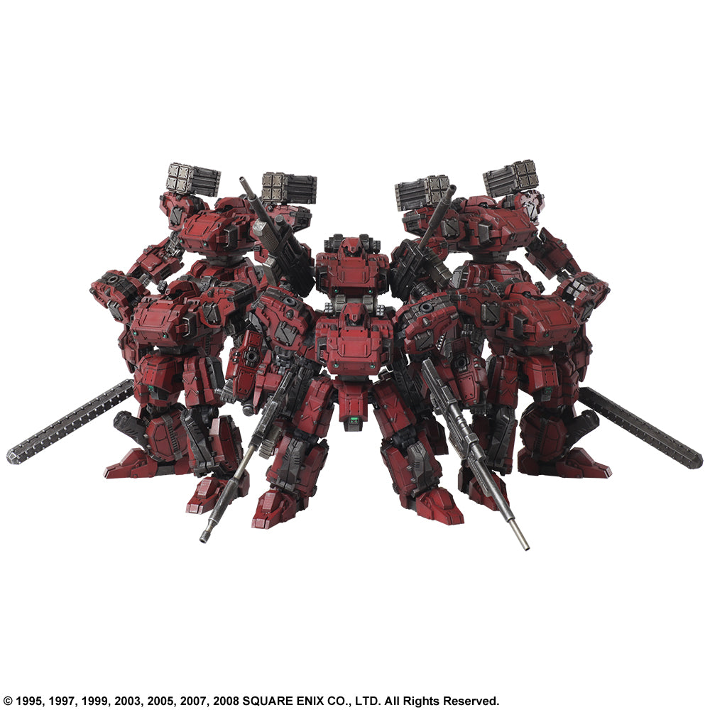 FRONT MISSION STRUCTURE ARTS 1/72 Scale Plastic Model Kit Series Vol. 2 FROST HELL'S WALL VARIANT 6 Unit Set (Display)