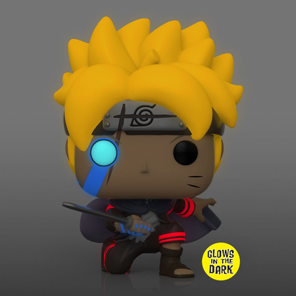 Funko POP! Boruto: Naruto Next Generations - Boruto with Marks (Glow in the Dark) Vinyl Figure #1035 Entertainment Earth Exclusive