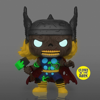 Funko POP! Marvel Zombies - Zombie Thor (Glow in the Dark) Vinyl Figure Entertainment Earth Exclusive