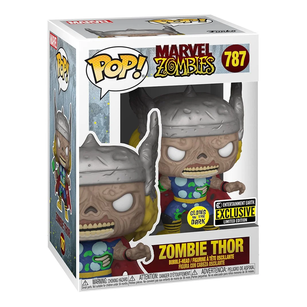 Funko POP! Marvel Zombies - Zombie Thor (Glow in the Dark) Vinyl Figure Entertainment Earth Exclusive