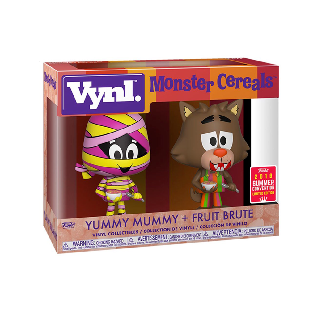 Funko VYNL: AD Icons: Monster Cereals - Yummy Mummy and Fruit Brute Vinyl Figures 2018 Summer Convention Exclusive