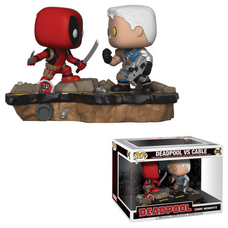 Funko POP! Deadpool - Deadpool Vs Cable Comic Moments Vinyl Figure #318