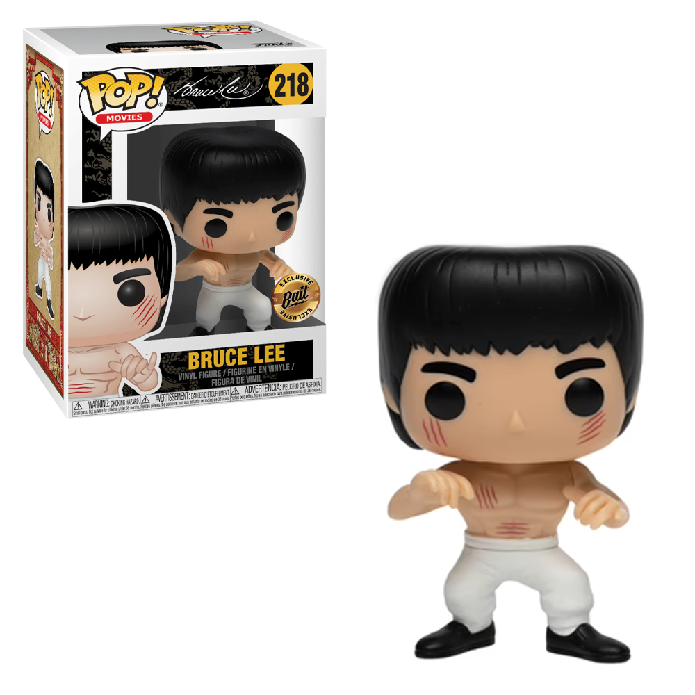 Funko POP! Enter the Dragon - Bruce Lee (White Pants and Scars) Vinyl Figure #218 Bait Exclusive