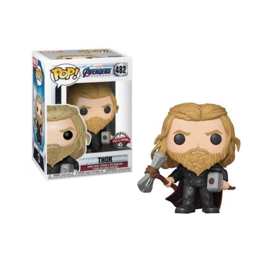 Funko POP! Avengers: Endgame - Thor with Mjolnir and Stormbreaker Vinyl Figure #482 Special Edition Exclusive