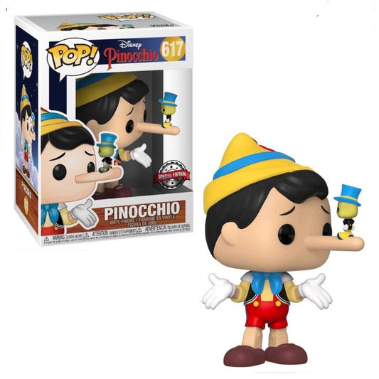 Funko POP! Pinocchio - Pinocchio (Long Nose) with Jiminy Cricket Vinyl Figure #617 Special Edition Exclusive [READ DESCRIPTION]